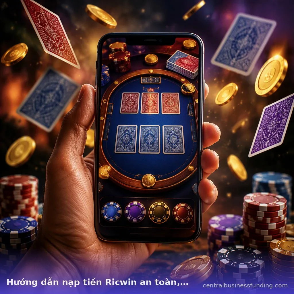 Hướng dẫn nạp tiền Ricwin an toàn, nhanh chóng